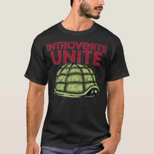 stellt die Muschel der Schildkröte ganz allein in  T-Shirt
