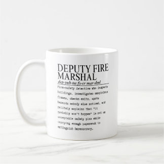 Stellvertretender Branddirektor Kaffeetasse