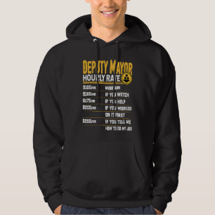 Stellvertretender Bürgermeister Stundensatz Vize Hoodie