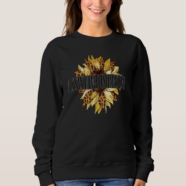 Stellvertretender Direktor des stellvertretenden D Sweatshirt (Vorderseite)