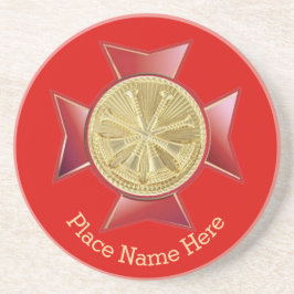 Stellvertretender Leiter der Abteilung für Brandbe Getränkeuntersetzer