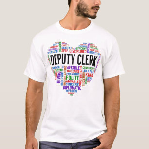 Stellvertretender Leiter Heart T-Shirt