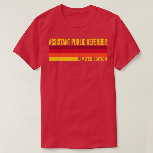 Stellvertretender öffentlicher Verteidiger T-Shirt (Design vorne)