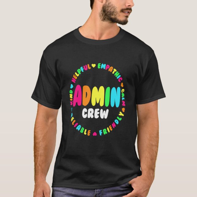Stellvertretender Schulleiter Administratorenteam  T-Shirt (Vorderseite)