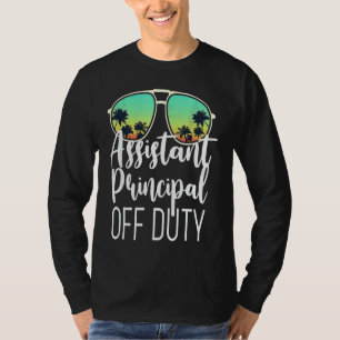 Stellvertretender Schulleiter Außer Dienst Sonnenb T-Shirt