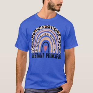 Stellvertretender Schulleiter Rainbow Lustiger Job T-Shirt