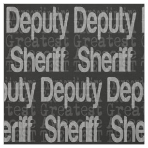 Stellvertretender Sheriff Extraordinator Stoff