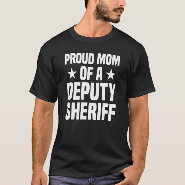 Stellvertretender Sheriff-Polizeibeamter T-Shirt (Vorderseite)