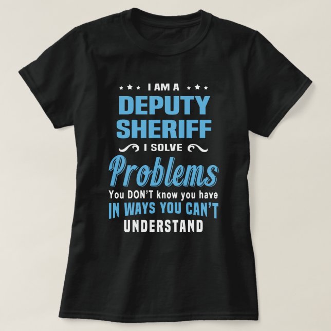 Stellvertretender Sheriff T-Shirt (Design vorne)