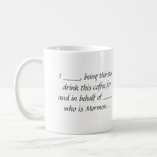 Stellvertreter-Kaffee-Tasse Tasse