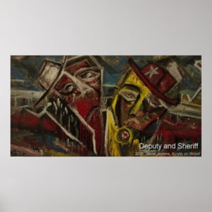 Stellvertreter und Leiter Poster