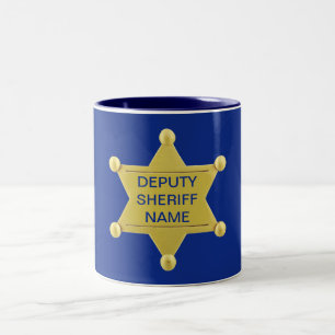 Stellvertreterin Sheriff Custon Zweifarbige Tasse