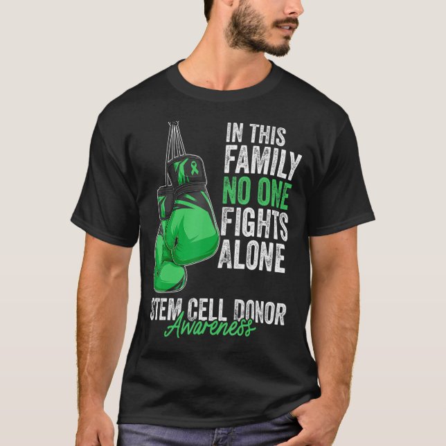 Stem Cell Spender Awareness Month Boxing Gloves Gr T-Shirt (Vorderseite)