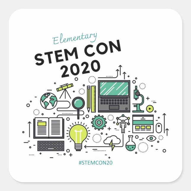 STEM CON 2020 Aufkleber 2 (Vorderseite)