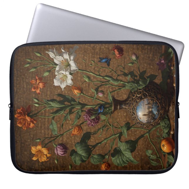 Stem Floral London Genie Vase Laptopschutzhülle (Vorderseite)