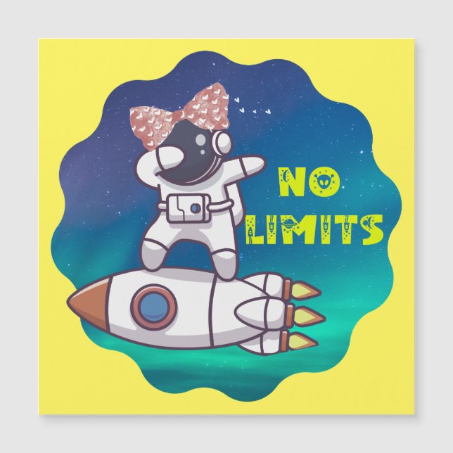 Stem: Girls Space No Limits Magnetkarte (Vorderseite)