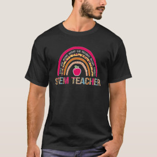 STEM Lehrer Rainbow Science Technology Engineer T-Shirt
