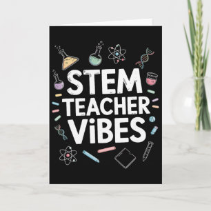 Stem-Lehrer Vibes, Dampf Wissenschaft Mathematik U Karte