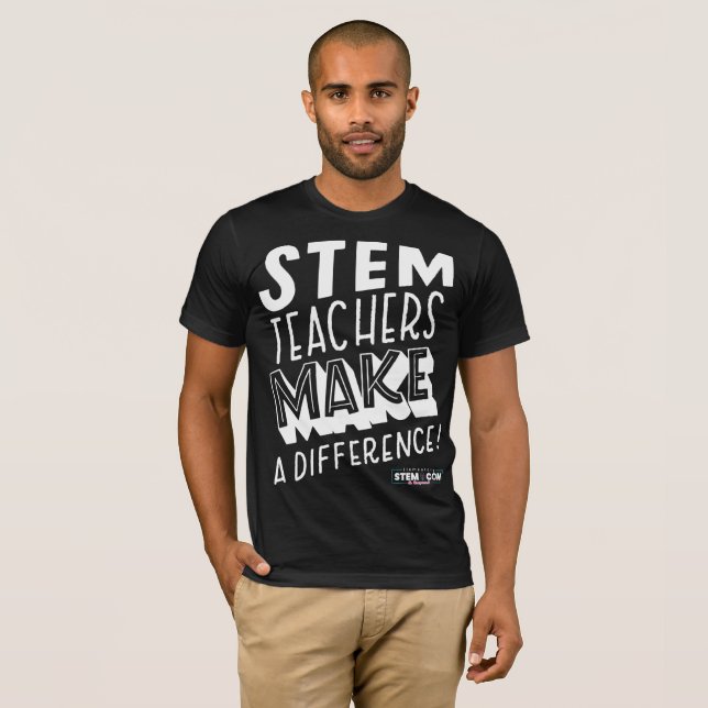 STEM-LehrerInnen für Männer unterscheiden T-Shirt (Vorne ganz)