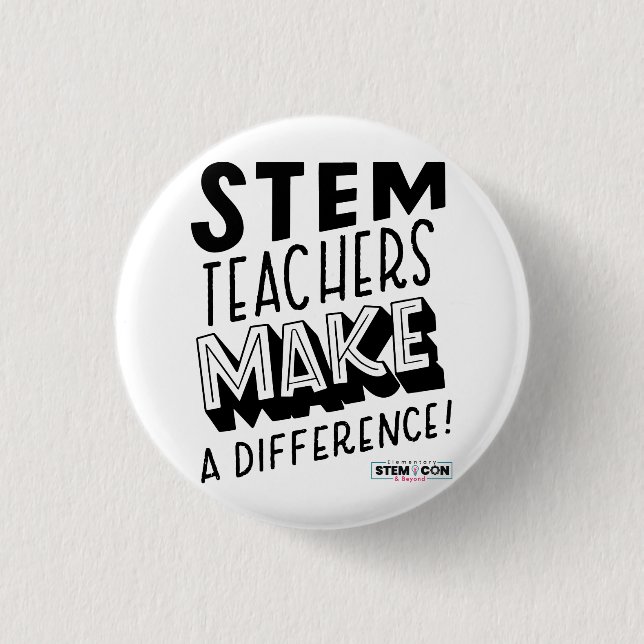 STEM-LehrerInnen unterstreichen die Schaltfläche Button (Vorderseite)