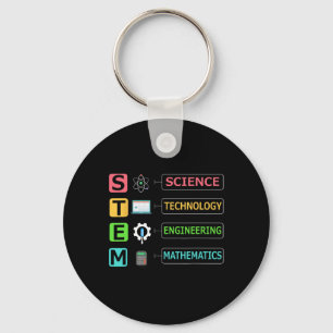 Stem Science Technology Engineering Mathe Lehrer G Schlüsselanhänger