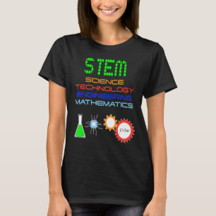 Stem Science Technology Engineering Mathematik St. T-Shirt