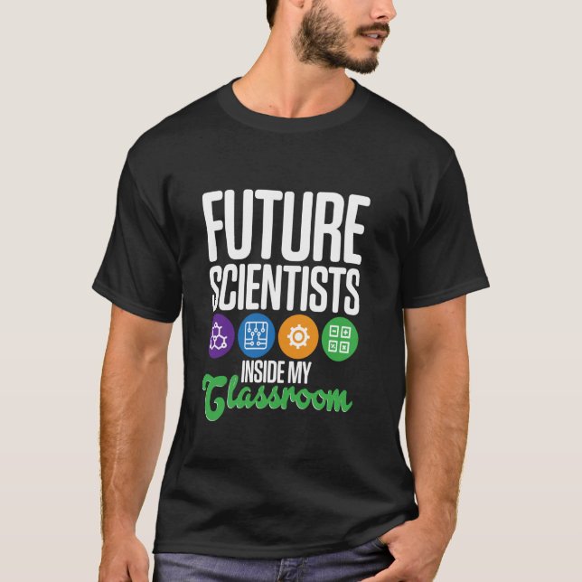 STEM Science Technology Mathematik Chemistry Phys T-Shirt (Vorderseite)