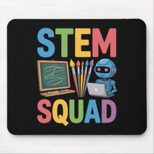 Stem Squad, Lehrer für Mathematik und Naturwissens Mousepad
