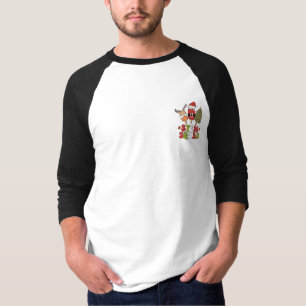 STEM Squad Rentier Santa Tree Ice Weihnachten T-Shirt