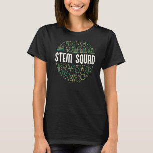 Stem Squad Science Tech Engineering and Mathematik T-Shirt