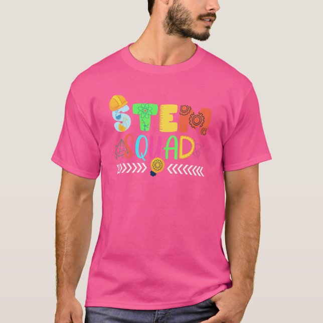 Stem Squad Science Technology Engineering Math Tee (Vorderseite)