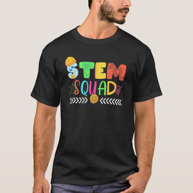 Stem Squad Science Technology Engineering Math Tee (Vorderseite)