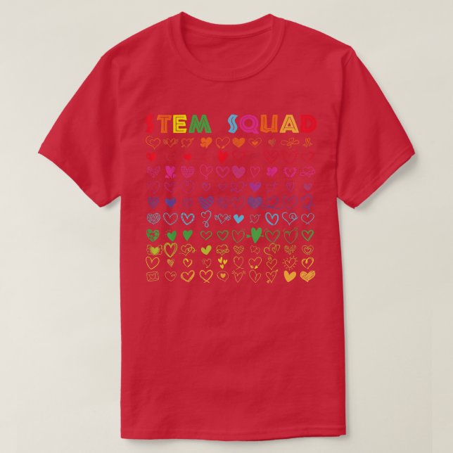 STEM Squad Science Technology Engineering Math Tee (Design vorne)
