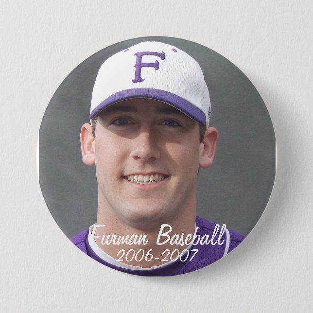 StembridgeW2007Mug, Furman Baseball, 2006-2007 Button (Vorderseite)