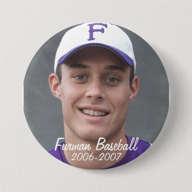 StembridgeW2007Mug, Furman Baseball, 2006-2007 Button (Vorderseite)