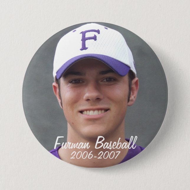 StembridgeW2007Mug, Furman Baseball, 2006-2007 Button (Vorderseite)