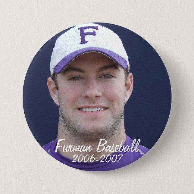 StembridgeW2007Mug, Furman Baseball, 2006-2007 Button (Vorderseite)