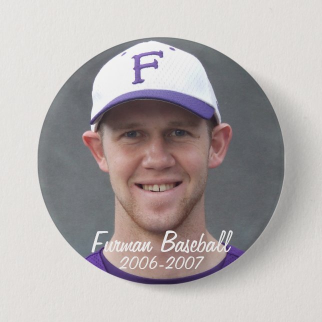 StembridgeW2007Tasse, Furman Baseball, 2006-2007 Button (Vorderseite)