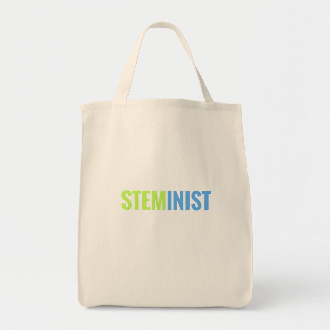 STEMinist Lebensmittelgeschäft-Tasche Tragetasche (Vorne)
