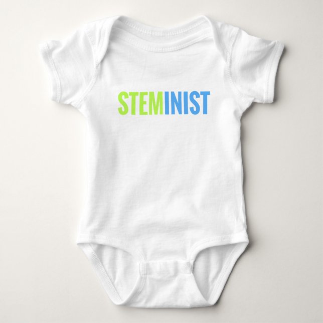 STEMinist Säuglings-Strampler Baby Strampler (Vorderseite)