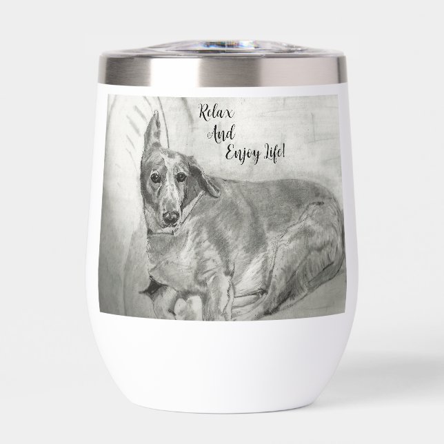 Stemless Wine Tumbler (Vorderseite)