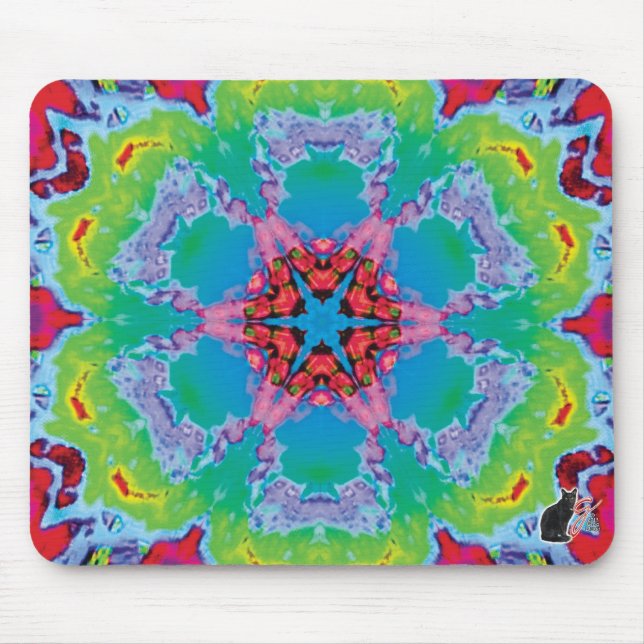 Stemma Kaleidoscope Mouse Pad Mousepad (Vorne)
