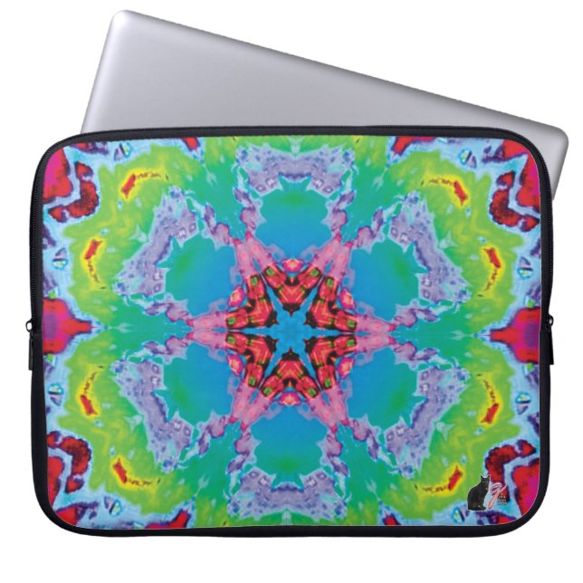 Stemma Kaleidoskop Laptopschutzhülle (Vorderseite)