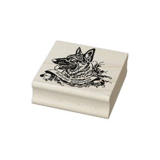 Stempel ANNO1900 Deutscher Schäferhund (grau) 