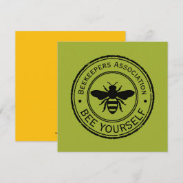 Stempel - DEIN TEXT - BIENE 1 - Fan Spaß Einladung