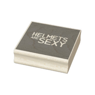 Stempel: Helme sind sexy Gummistempel