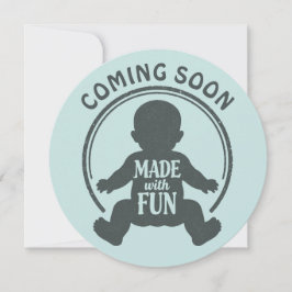 Stempel - MIT FREUDE GEMACHT - BABY 1 Einladung