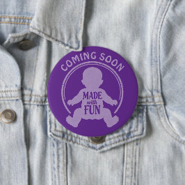 Stempel - MIT FREUDE GEMACHT - BABY 1a Button
