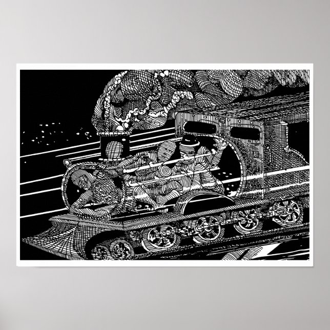 STEMPELBAHN MIT BARRY COOKE POSTER (Vorne)