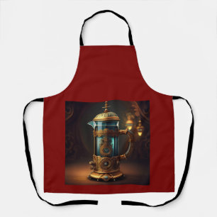 Stempelkanne im Steampunk-Stil Schürze